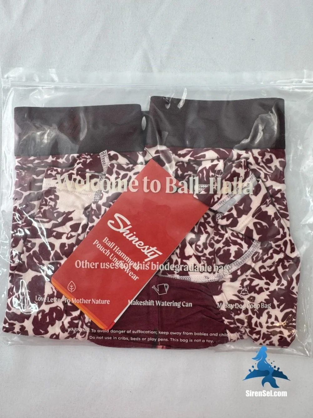 1334 NWT Shinesty Tomahawk Ball Hammock Boxer Brief w/Fly – L – Marbled Meat
